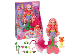 Baby Born Glam Up Mermaid Doll Sunshine